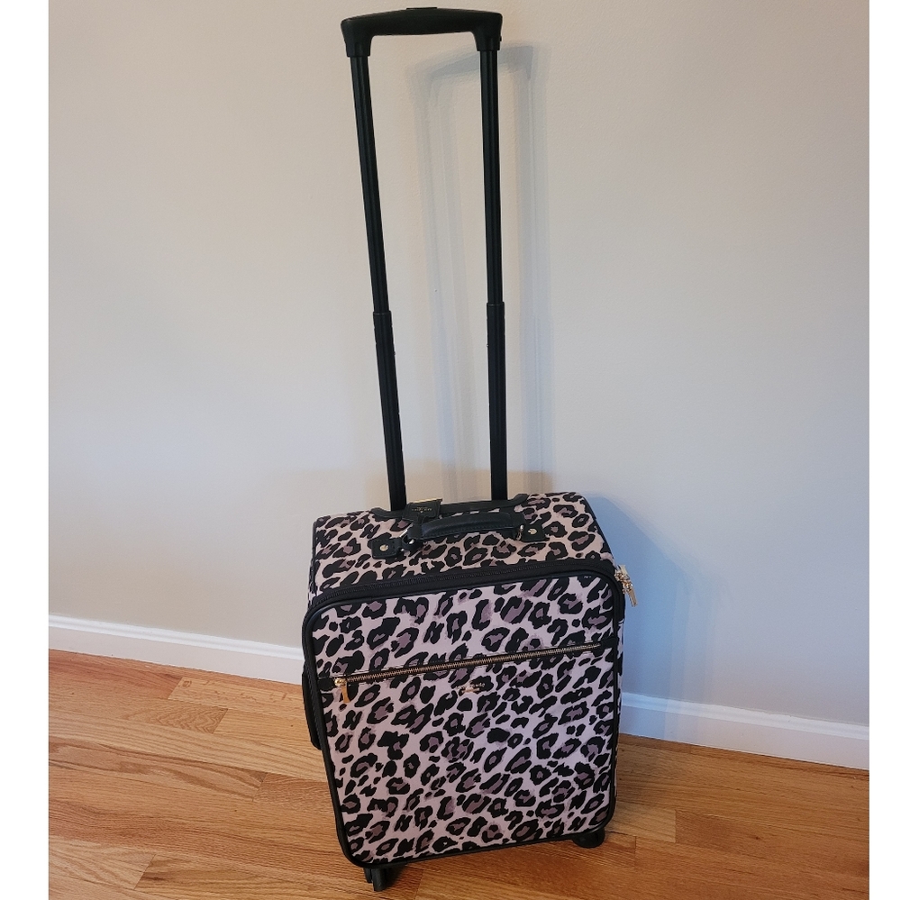 Kate Spade Leopard Carry-On Luggage
